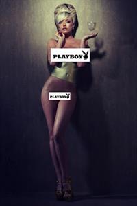 April Summers in lingerie