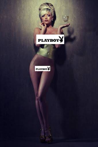 April Summers in lingerie