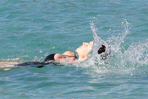 Stephanie Seymour - bikini in St. Barts 12/26/12  