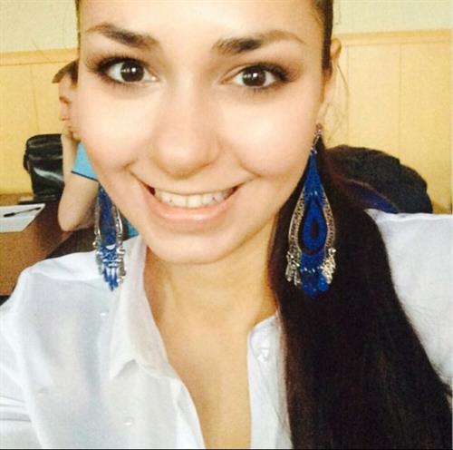 Helga Lovekaty taking a selfie