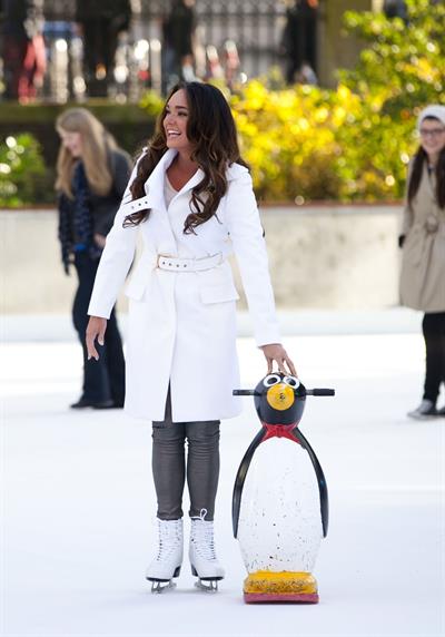 Tamara Ecclestone Opens the Natural History Museum ice rink in London - November 7, 2012