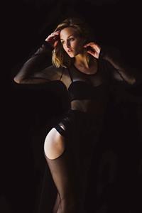 Alexandra Rabe in lingerie