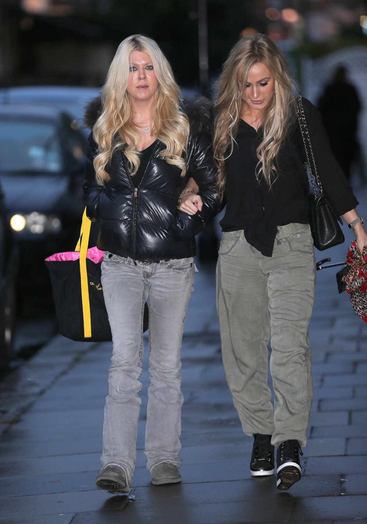Tara Reid was seen at Tatiana Hair Extensions in Kensington, December 21, 2012 