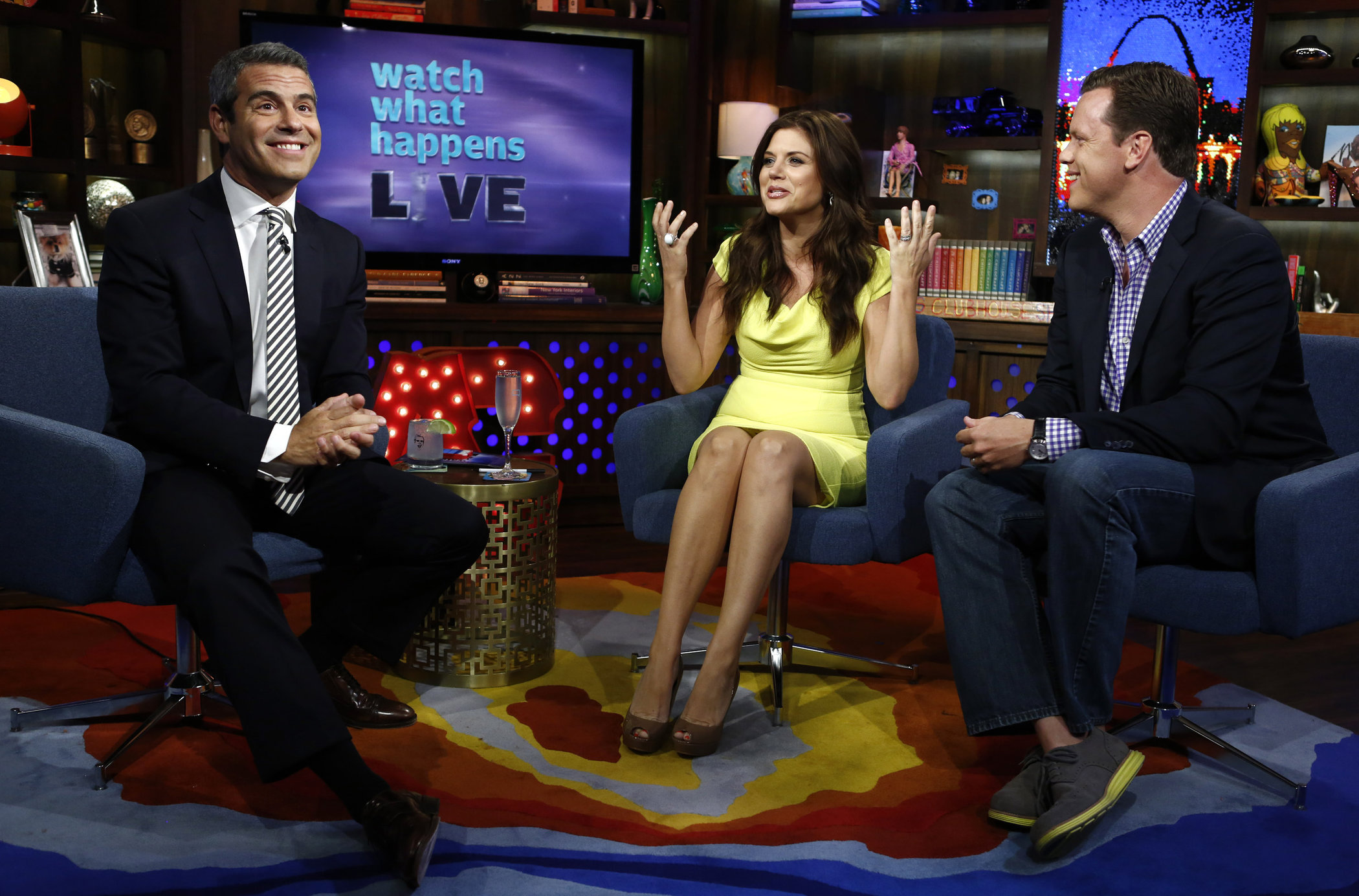 Tiffani Thiessen Pictures Tiffani Amber Thiessen - Watch What Happens Live Season 7 - Episode 718 (July 17, 2012)