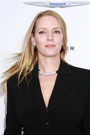 Uma Thurman New York Premiere of 'Playing for Keeps' presented by The Cinema Society & Film District December 5 