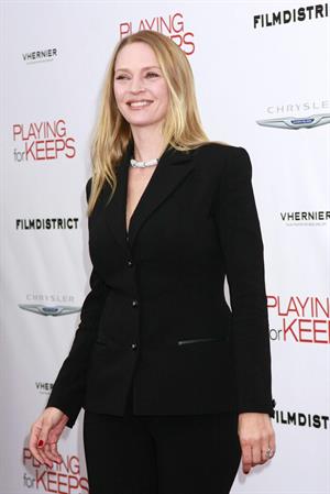 Uma Thurman New York Premiere of 'Playing for Keeps' presented by The Cinema Society & Film District December 5 