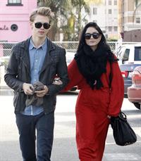 Vanessa Hudgens - headed to church in Hollywood 12/30/12  
