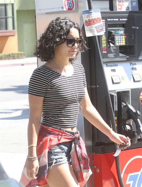 Vanessa Hudgens ...at a gas station in Los Angeles Sept 28, 2012