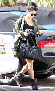 Vanessa Hudgens heading to a gym in LA October 3, 2012 