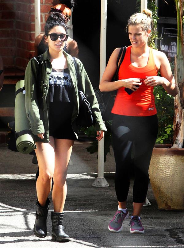 Vanessa Hudgens heading to a gym in LA October 3, 2012 