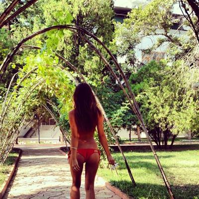 Mila Ryzhkova in a bikini - ass