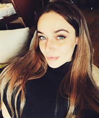 Alena Vodonaeva taking a selfie