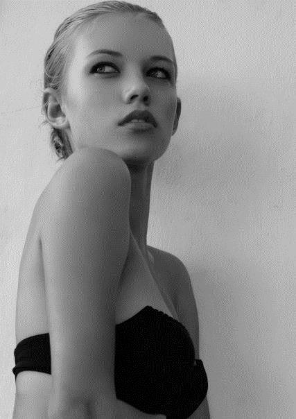 Melanie Ribbe in a bikini