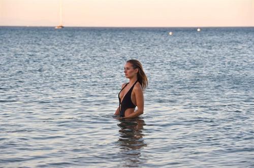 Kimberley Garner in a bikini