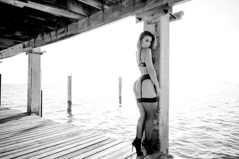 Nicole Mejia in lingerie - ass