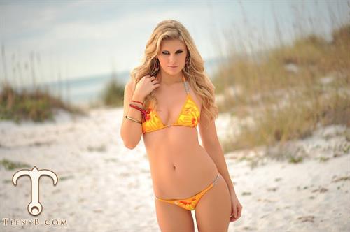 Chrissy Blair in a bikini