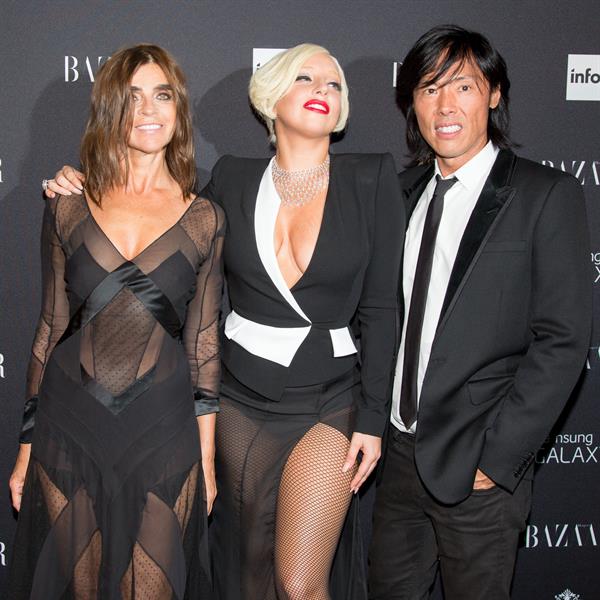 Lady Gaga at the HARPERS BAZAAR Celebrate ICONS September 6, 2014