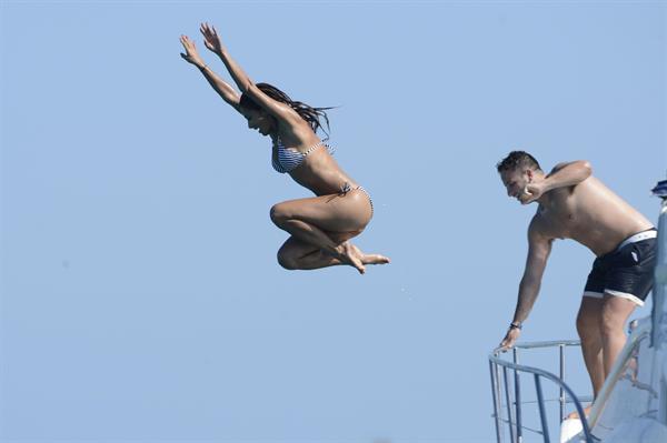 Nicole Scherzinger in a bikini in Ibiza on August 31, 2014
