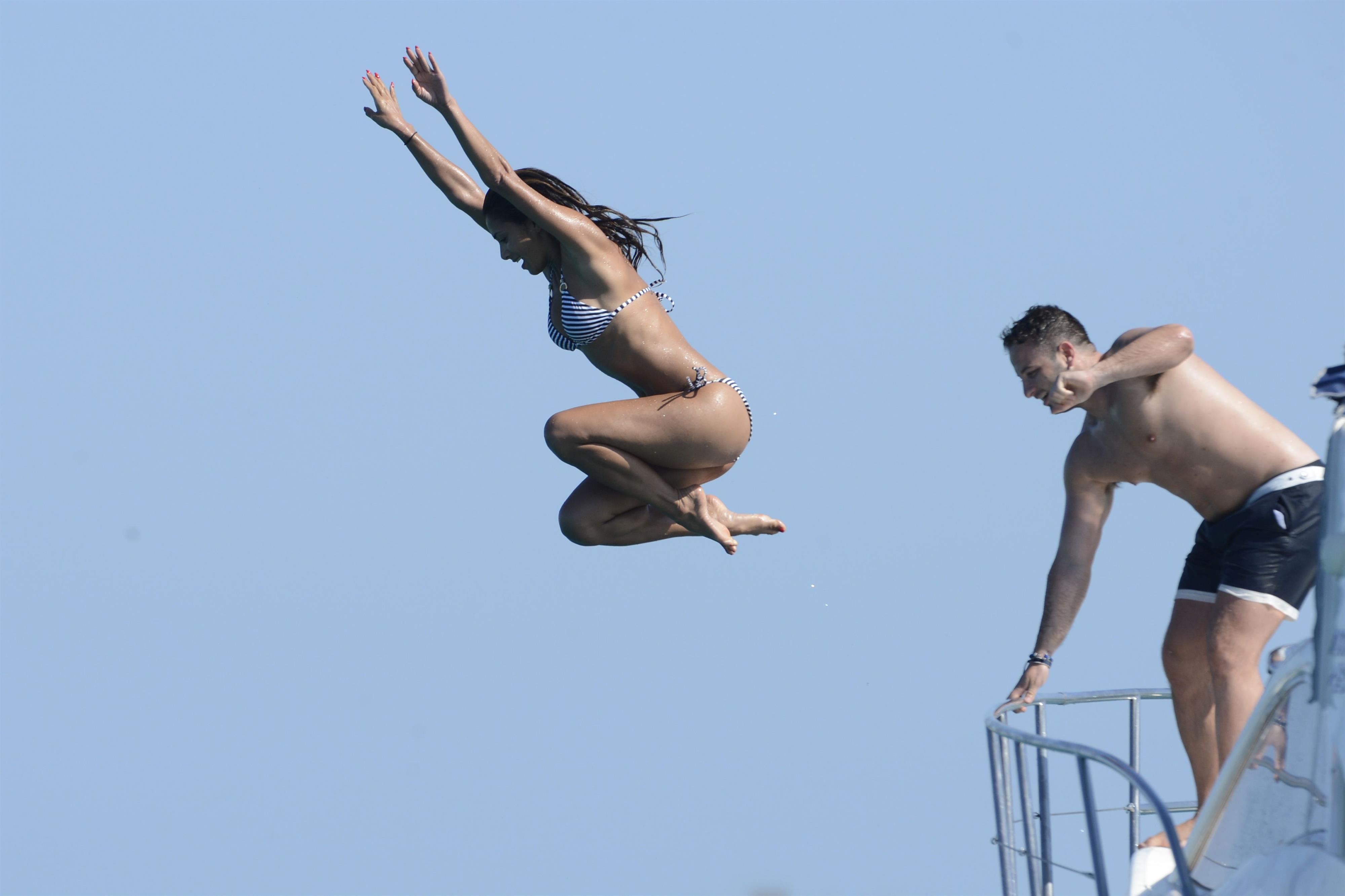 Nicole Scherzinger in a bikini in Ibiza on August 31, 2014
