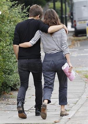 Keira Knightly & husband James Righton out shopping in North London September 3, 2014
