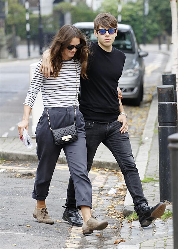 Keira Knightly & husband James Righton out shopping in North London September 3, 2014