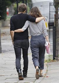 Keira Knightly & husband James Righton out shopping in North London September 3, 2014