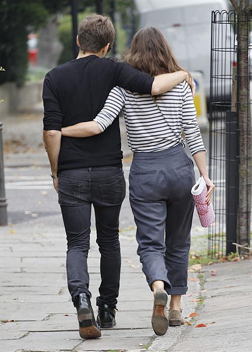 Keira Knightly & husband James Righton out shopping in North London September 3, 2014