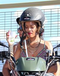 Rihanna in Calvi, Corsica