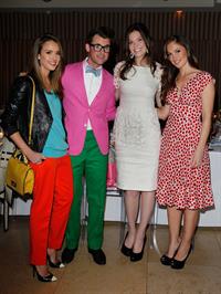 Minka Kelly, Jessica Alba and Mandy Moore at a dinner to celebrate Brad Goreski's book launch March 14, 2012 