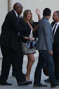 Jennifer Aniston at Jimmy Kimmel Live! in Los Angeles August 27, 2014