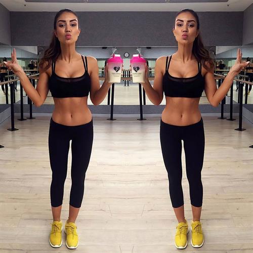 Pia Muehlenbeck in a bikini