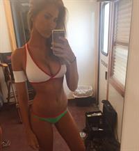 Kara del Toro in a bikini taking a selfie