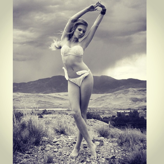 Casie Chegwidden in lingerie