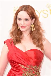 Christina Hendricks at the 66th annual Primetime Emmy Awards, August 25, 2014