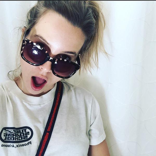 Bridgit Mendler taking a selfie