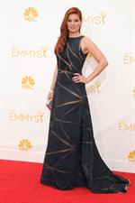 Debra Messing at the 66th annual Primetime Emmy Awards, August 25, 2014
