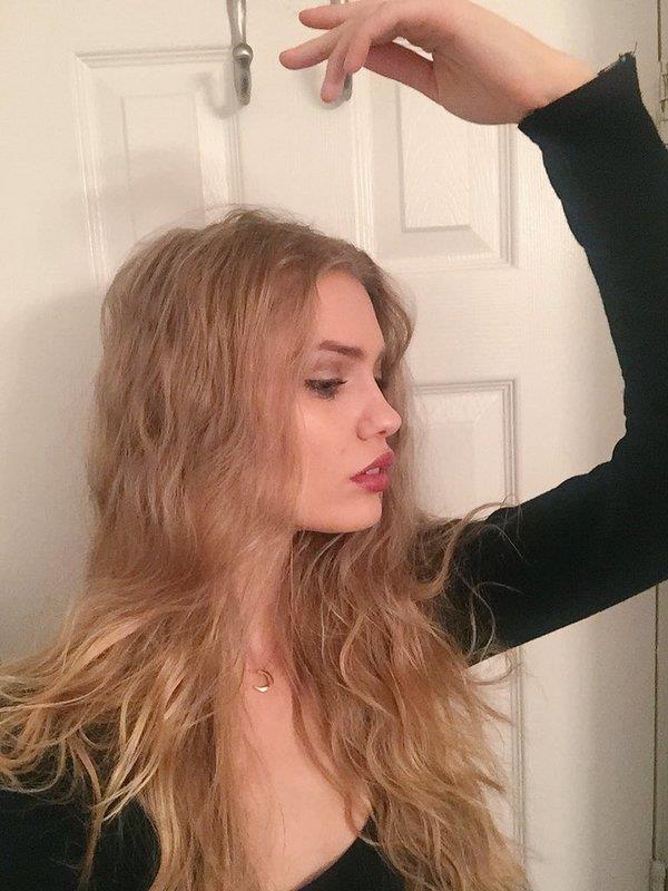 Alexandria Morgan taking a selfie