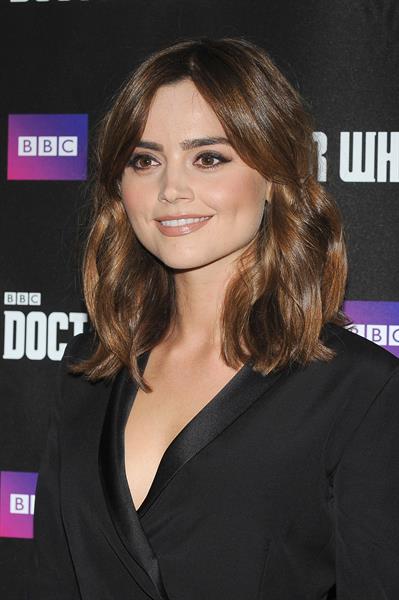 Jenna Coleman Dr. Who premiere in London August 23, 2014