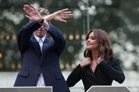 Jenna Coleman Dr. Who premiere in London August 23, 2014