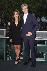 Jenna Coleman Dr. Who premiere in London August 23, 2014