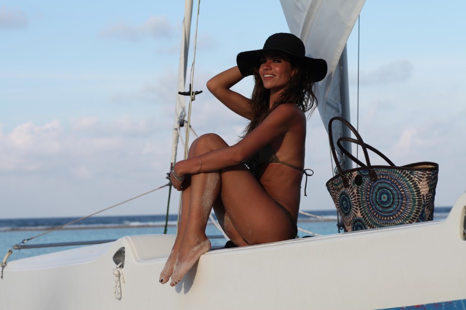 Alessia Ventura in a bikini