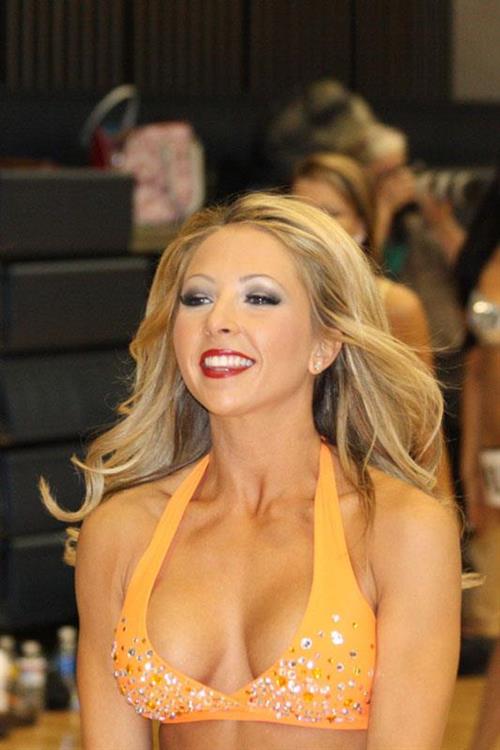 Emily Tisdale in a bikini