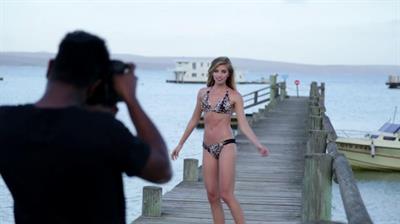 Niamh Adkins in a bikini