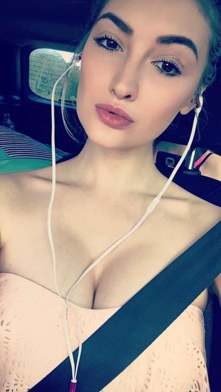 Anna Faith Carlson taking a selfie