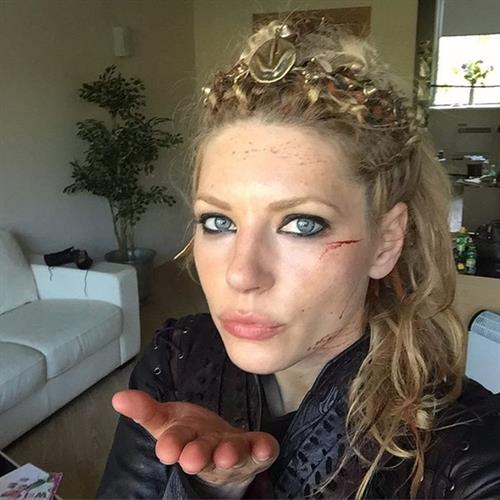 Katheryn Winnick taking a selfie