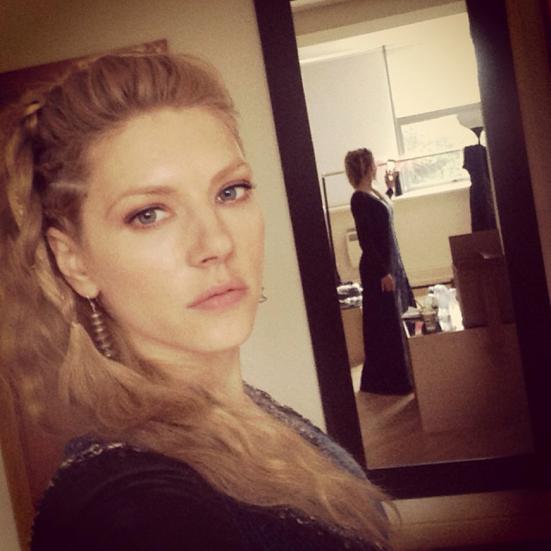 Katheryn Winnick taking a selfie