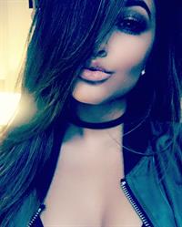 Becky G taking a selfie