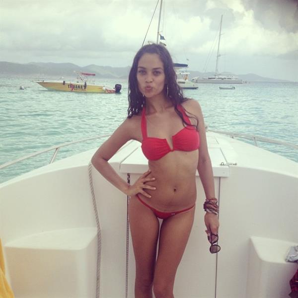 Shanina Shaik in a bikini