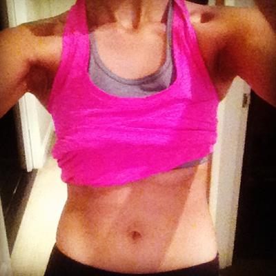 Shanina Shaik taking a selfie