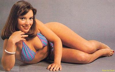 Nicola Bryant in a bikini